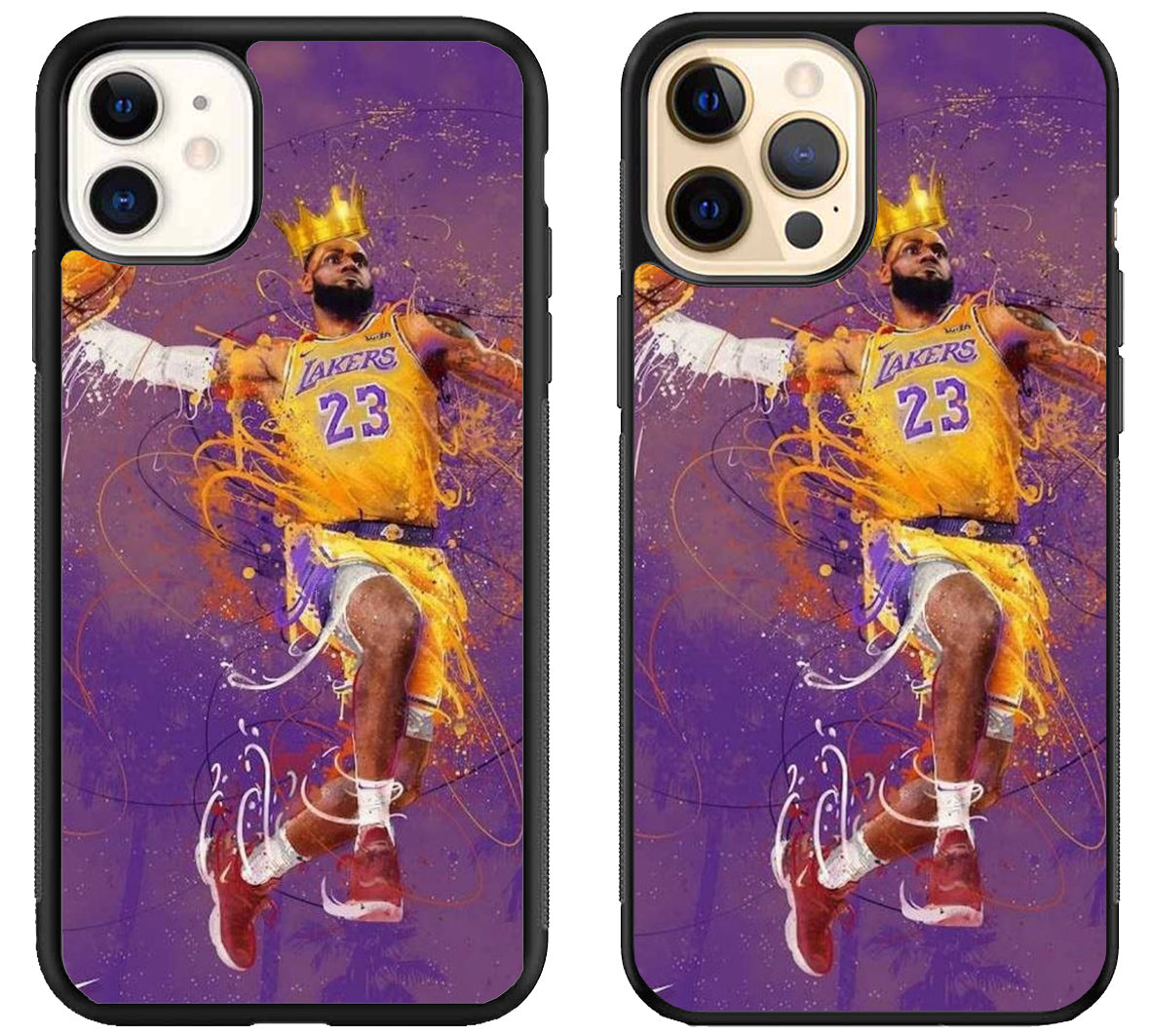 Lebron James Artwork iPhone 12 | 12 Mini | 12 Pro | 12 Pro Max Case