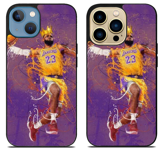 Lebron James Artwork iPhone 14 | 14 Plus | 14 Pro | 14 Pro Max Case