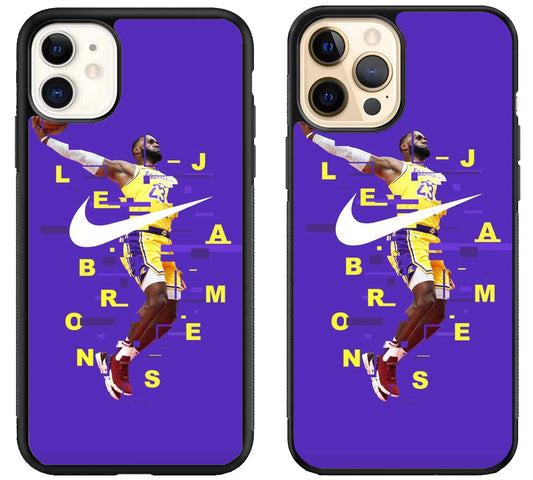 Lebron James Lakers Basketball Style iPhone 12 | 12 Mini | 12 Pro | 12 Pro Max Case