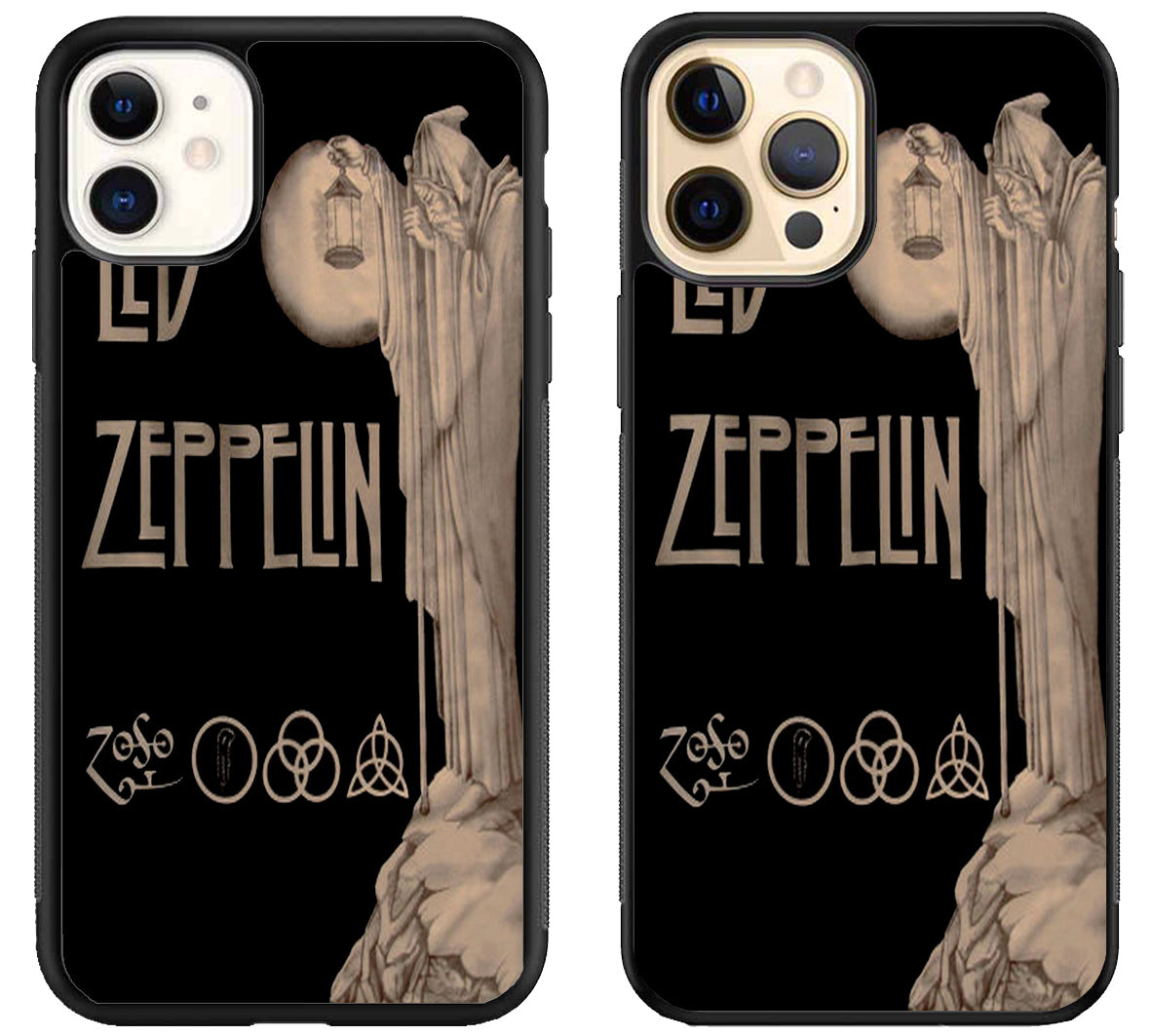 Led Zeppelin Darkness iPhone 12 | 12 Mini | 12 Pro | 12 Pro Max Case