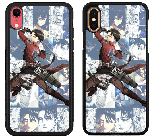Levi Ackerman Attack on Titan Collage iPhone X | Xs | Xr | Xs Max Case