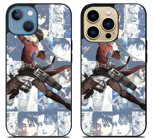 Levi Ackerman Attack on Titan Collage iPhone 14 | 14 Plus | 14 Pro | 14 Pro Max Case
