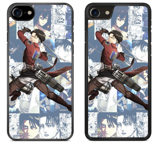 Levi Ackerman Attack on Titan Collage iPhone SE 2020 | iPhone SE 2022 Case