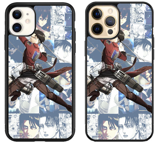 Levi Ackerman Attack on Titan Collage iPhone 12 | 12 Mini | 12 Pro | 12 Pro Max Case