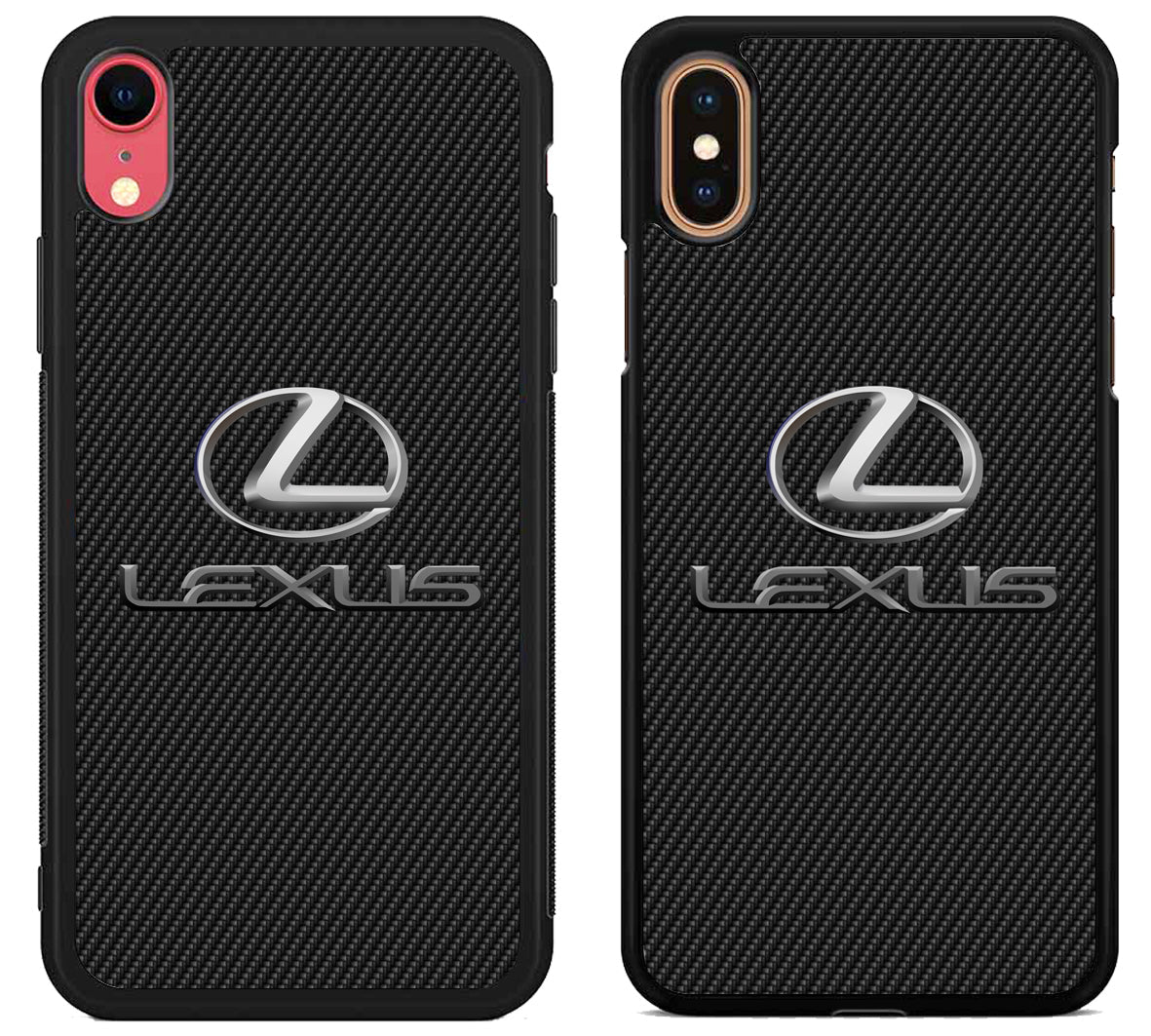 Lexus Logo Black Carbon iPhone X | Xs | Xr | Xs Max Case