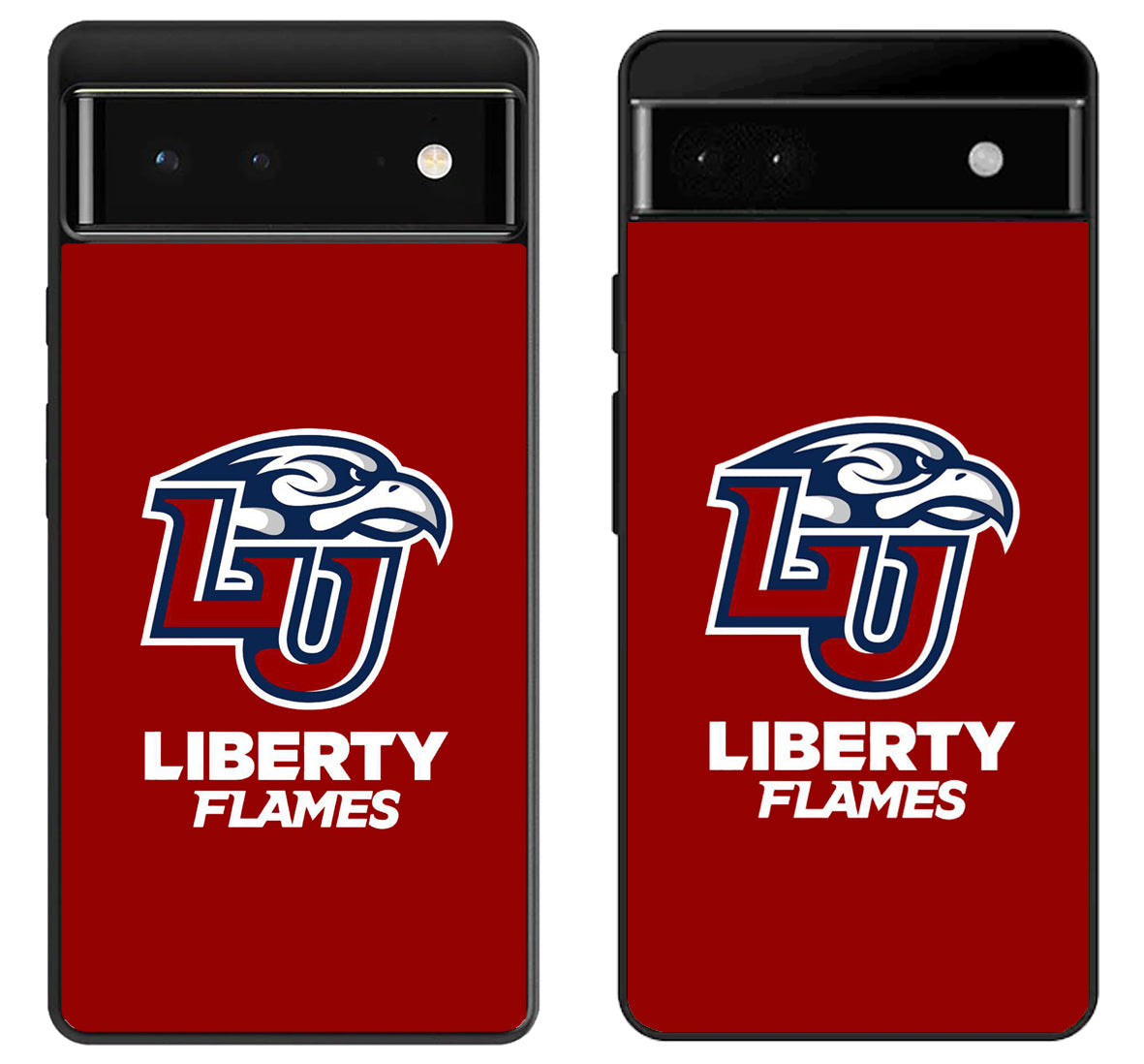 Liberty Flames University Logo Google Pixel 6 | 6A | 6 Pro Case