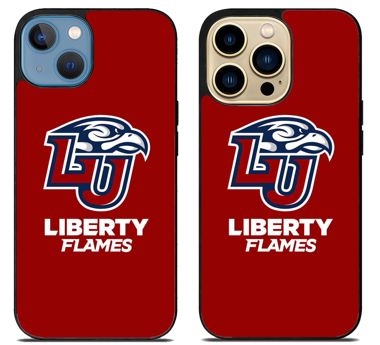 Liberty Flames University Logo iPhone 14 | 14 Plus | 14 Pro | 14 Pro Max Case