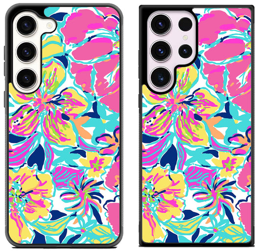 Lilly Pulitzer Flowers Samsung Galaxy S23 | S23+ | S23 Ultra Case