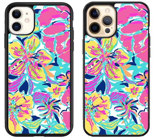 Lilly Pulitzer Flowers iPhone 12 | 12 Mini | 12 Pro | 12 Pro Max Case