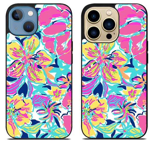Lilly Pulitzer Flowers iPhone 14 | 14 Plus | 14 Pro | 14 Pro Max Case