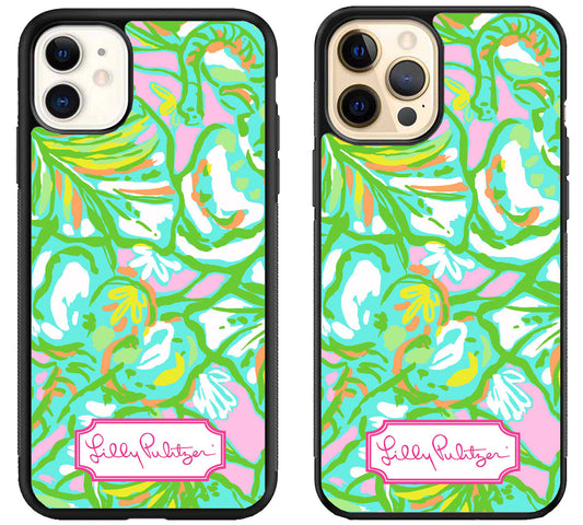 Lilly Pulizer Pattern iPhone 12 | 12 Mini | 12 Pro | 12 Pro Max Case