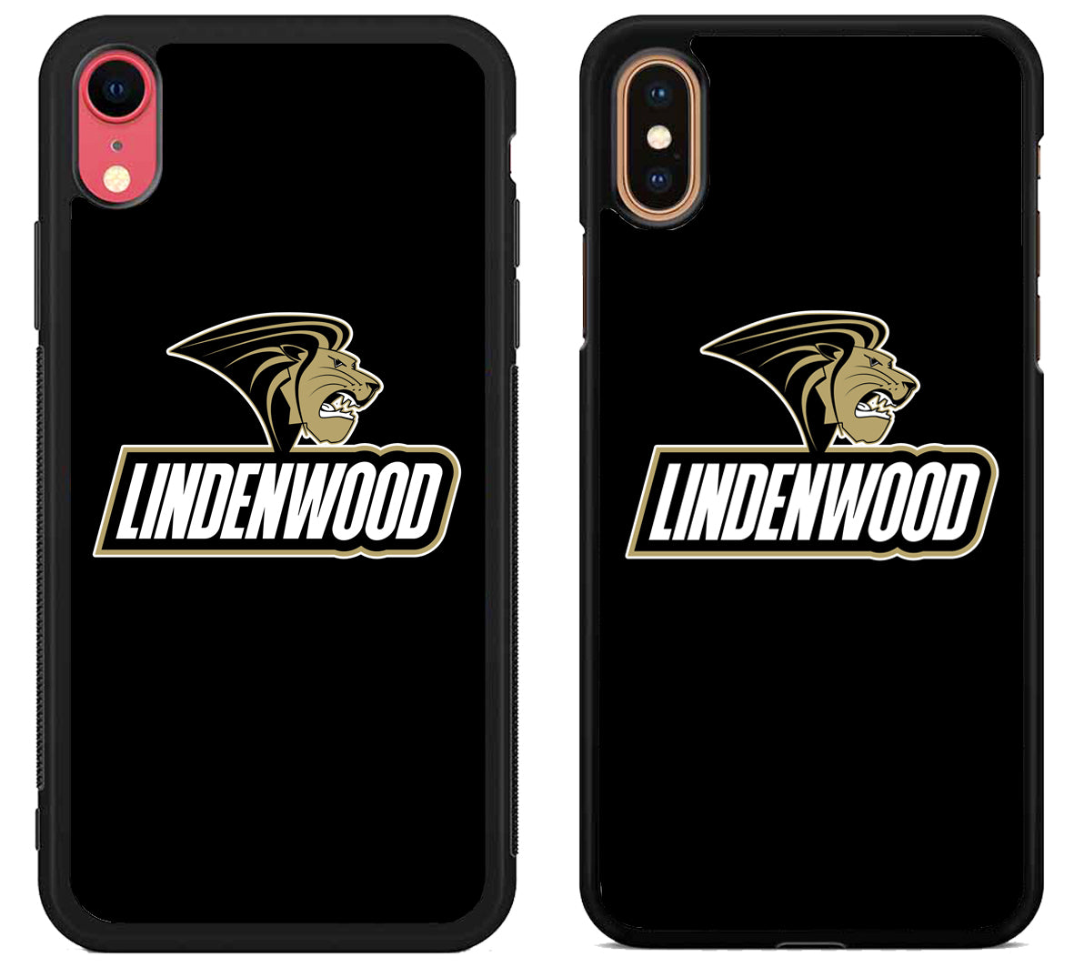 Lindenwood Lions Black iPhone X | Xs | Xr | Xs Max Case