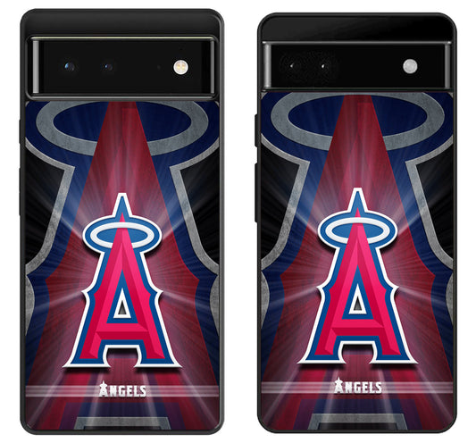 Los Angeles Angels Background Google Pixel 6 | 6A | 6 Pro Case