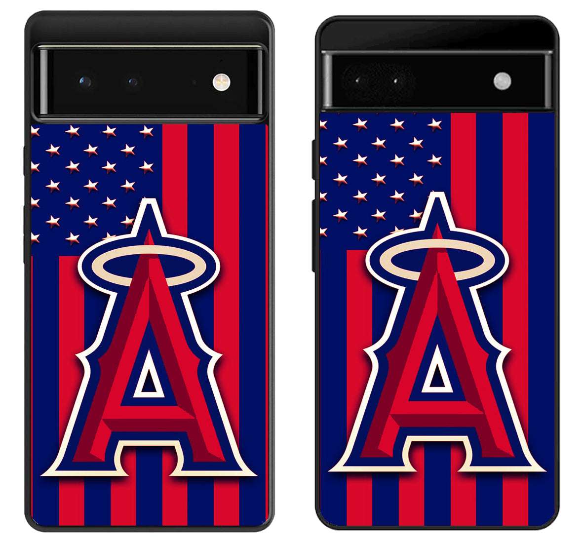 Los Angeles Angels Logo Flag Google Pixel 6 | 6A | 6 Pro Case