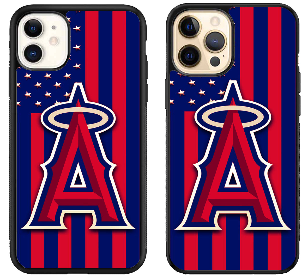 Los Angeles Angels Logo Flag iPhone 12 | 12 Mini | 12 Pro | 12 Pro Max Case