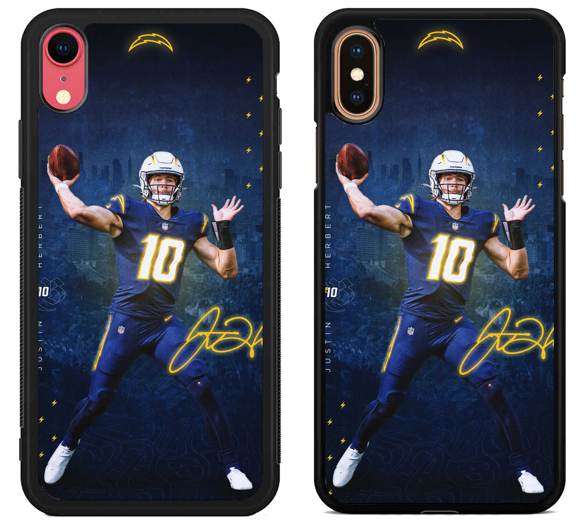 Los Angeles Charger Justin Herbert Cool iPhone X | Xs | Xr | Xs Max Case