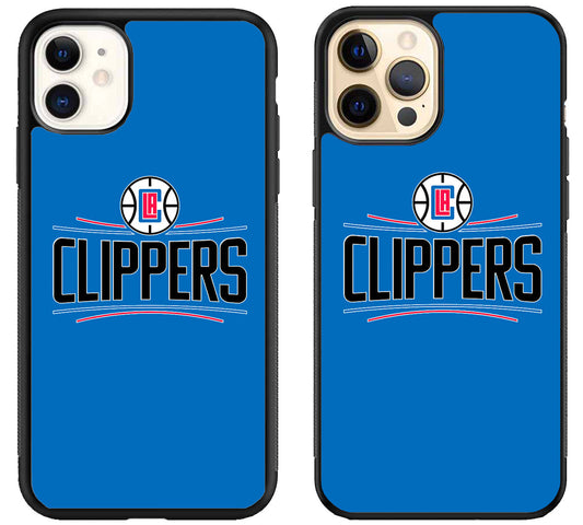 Los Angeles Clippers Logo Blue iPhone 12 | 12 Mini | 12 Pro | 12 Pro Max Case