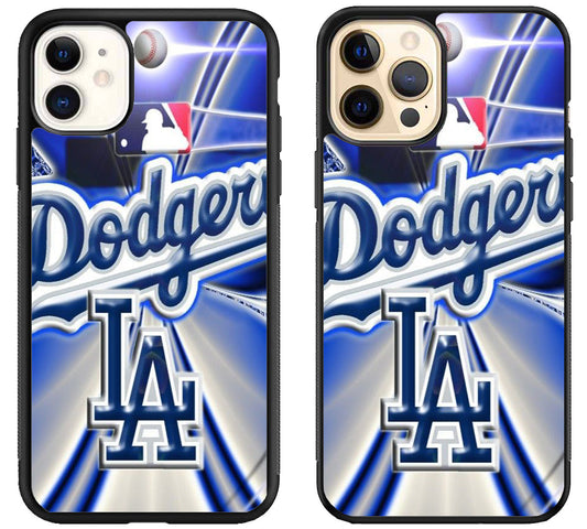 Los Angeles Dodgers Background iPhone 12 | 12 Mini | 12 Pro | 12 Pro Max Case