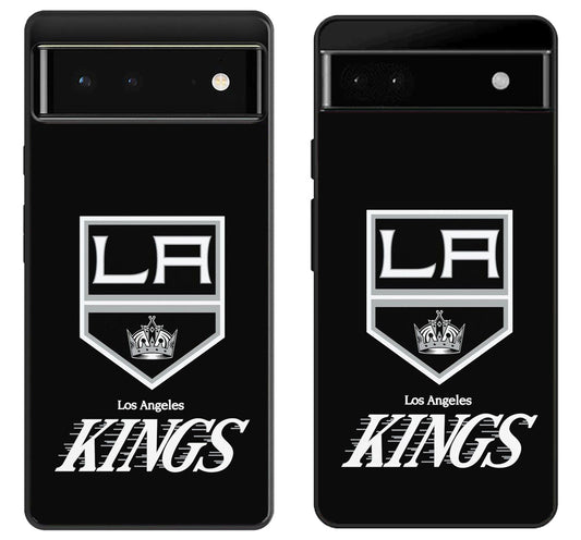 Los Angeles Kings Black Google Pixel 6 | 6A | 6 Pro Case