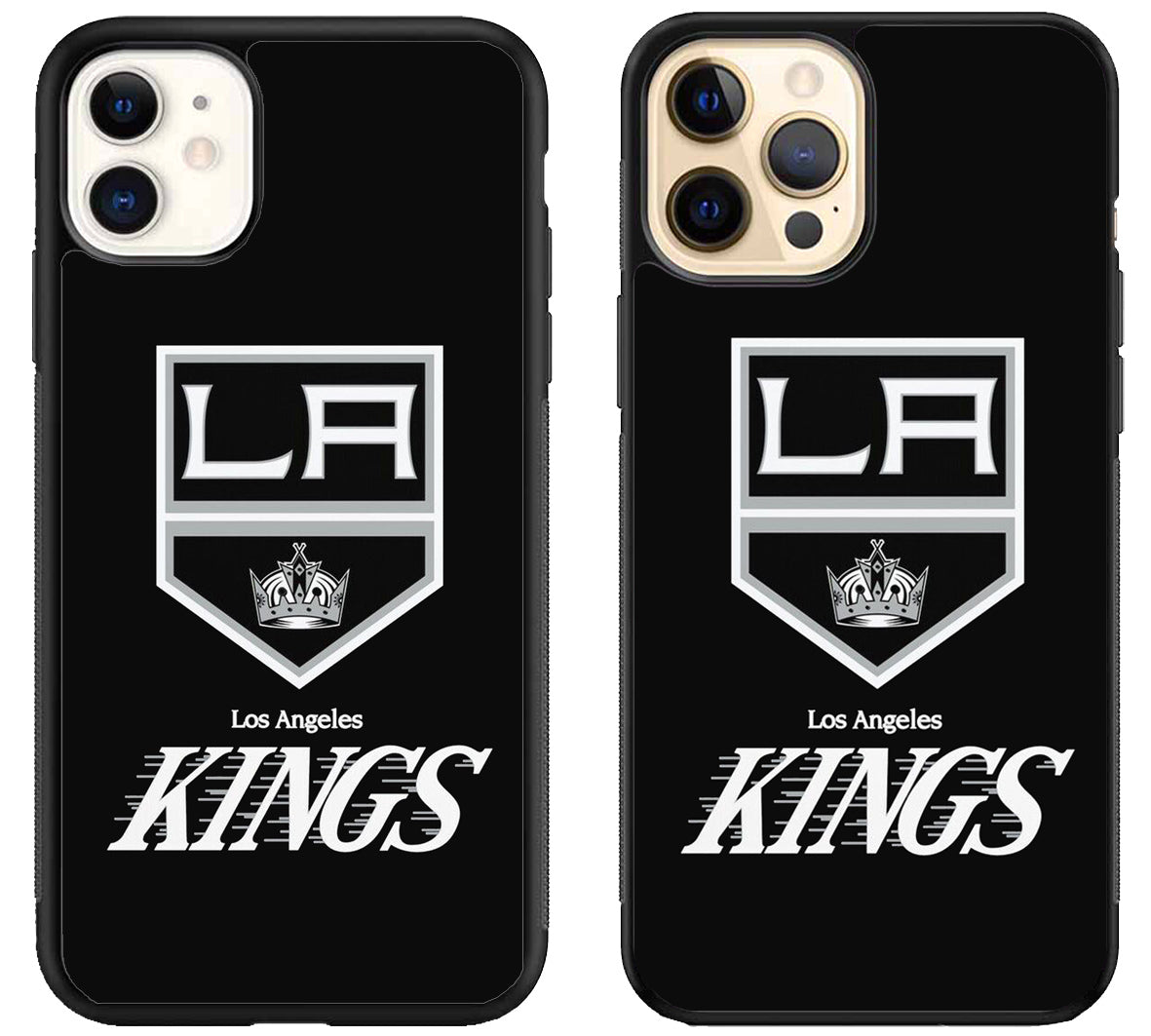 Los Angeles Kings Black iPhone 12 | 12 Mini | 12 Pro | 12 Pro Max Case