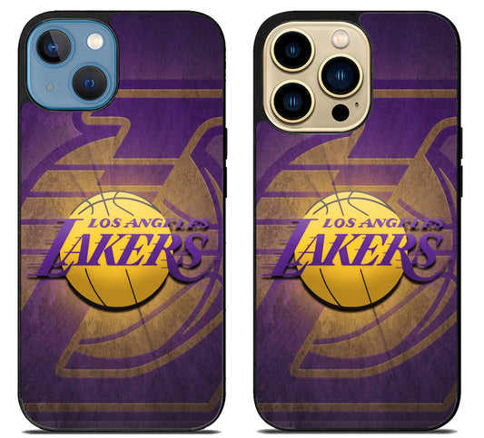 Los Angeles Lakers Background iPhone 14 | 14 Plus | 14 Pro | 14 Pro Max Case