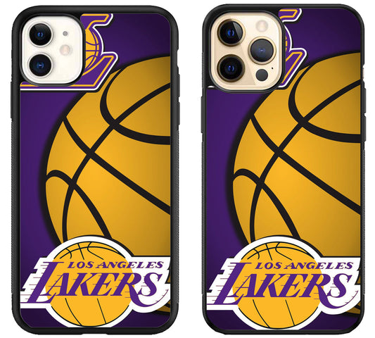 Los Angeles Lakers Basketball Logo iPhone 12 | 12 Mini | 12 Pro | 12 Pro Max Case