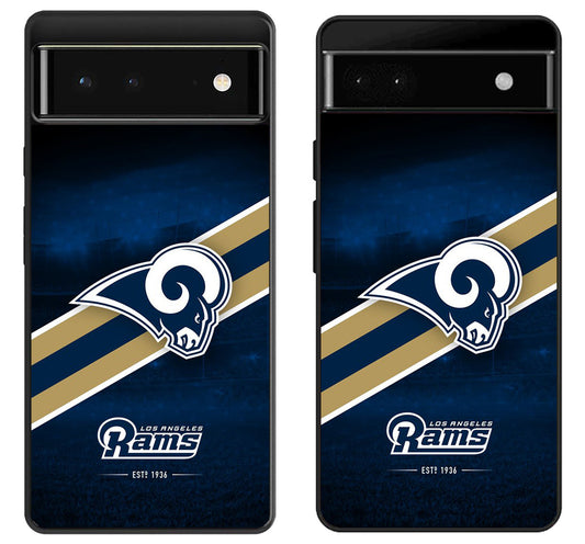 Los Angeles Rams Football Logo Google Pixel 6 | 6A | 6 Pro Case