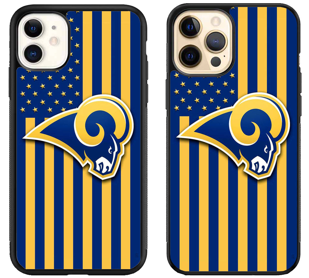 Los Angeles Rams Logo Flag iPhone 12 | 12 Mini | 12 Pro | 12 Pro Max Case