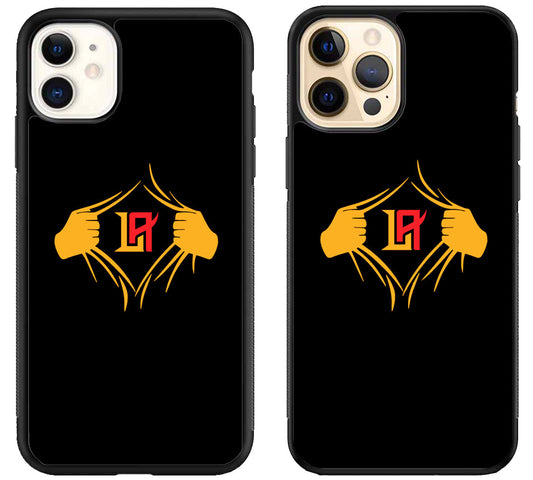 Los Angeles Wildcats Superman iPhone 12 | 12 Mini | 12 Pro | 12 Pro Max Case