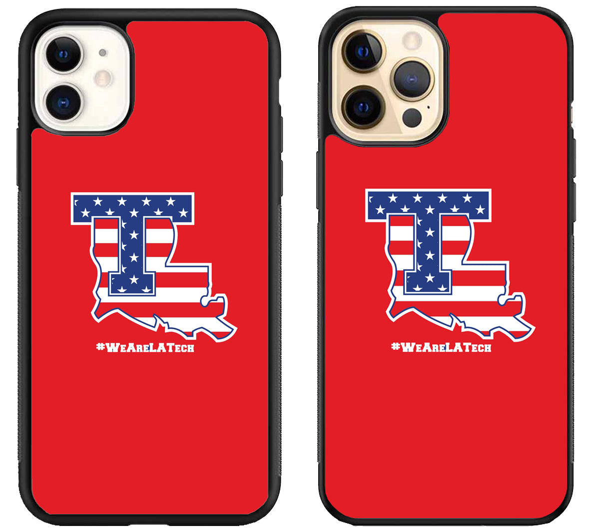 Louisiana Tech Bulldogs Red iPhone 12 | 12 Mini | 12 Pro | 12 Pro Max Case