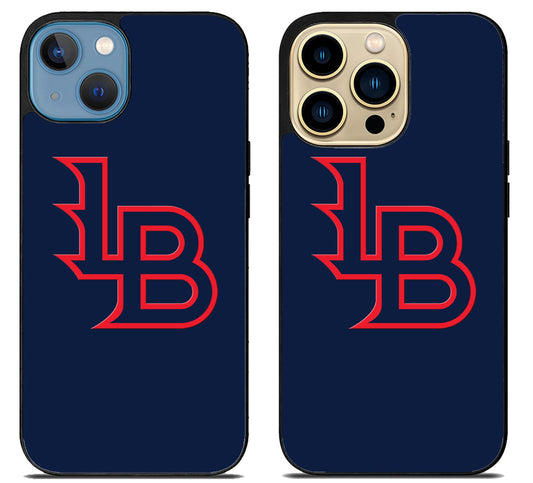 Louisville Bats Logo Blue iPhone 14 | 14 Plus | 14 Pro | 14 Pro Max Case