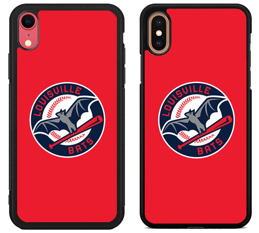 Louisville Bats Logo Red iPhone X | Xs | Xr | Xs Max Case