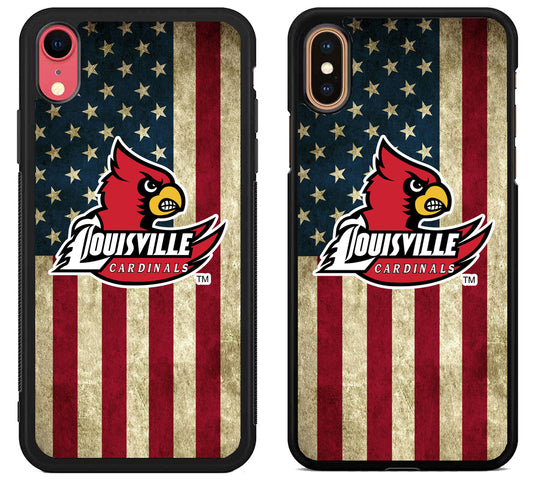 Louisville Cardinals Flag iPhone X | Xs | Xr | Xs Max Case