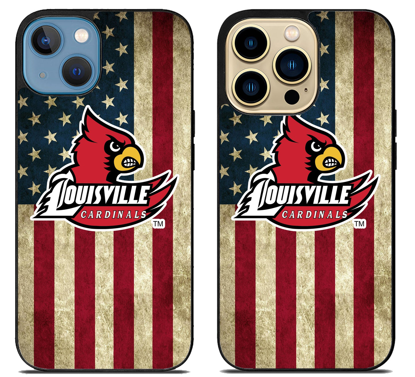 Louisville Cardinals Flag iPhone 14 | 14 Plus | 14 Pro | 14 Pro Max Case