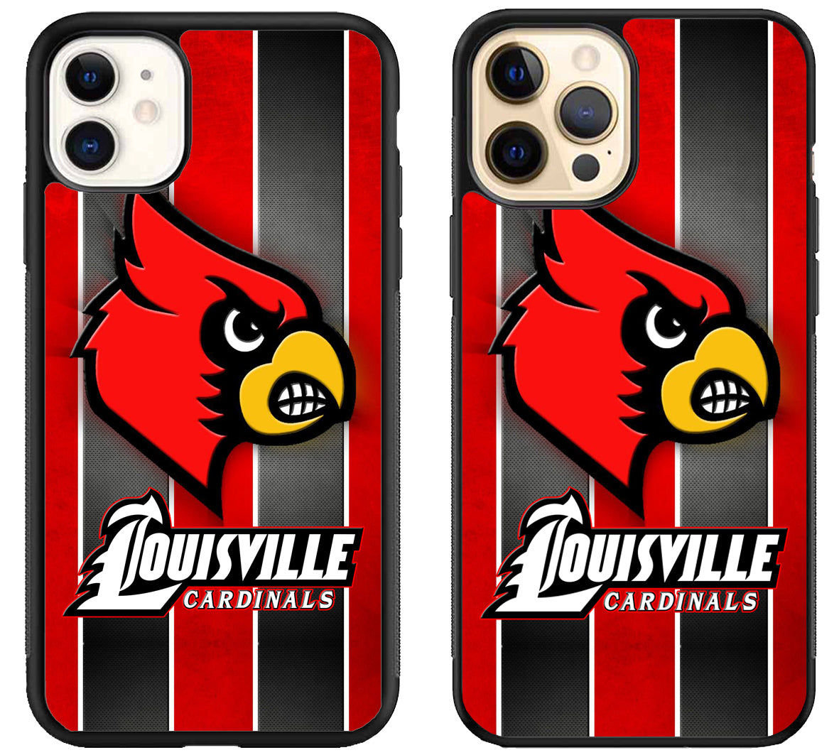 Louisville Cardinals Logo iPhone 12 | 12 Mini | 12 Pro | 12 Pro Max Case