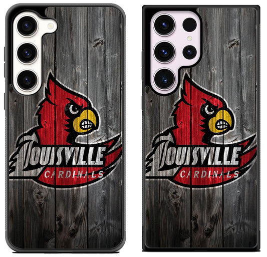 Louisville Cardinals Wood Samsung Galaxy S23 | S23+ | S23 Ultra Case