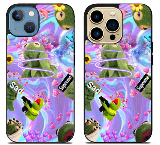 Love Kermit The frog iPhone 14 | 14 Plus | 14 Pro | 14 Pro Max Case