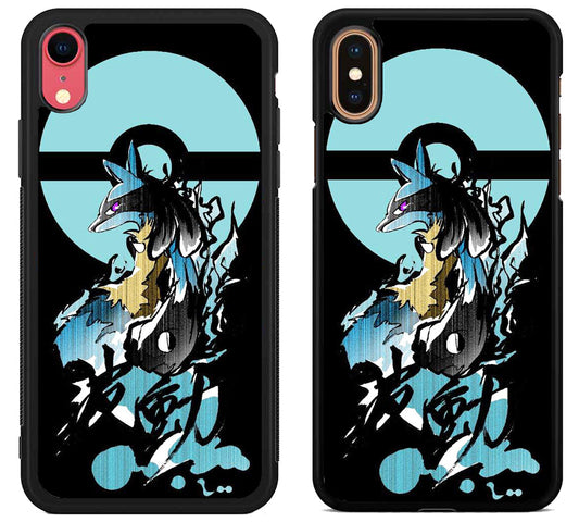 Lucario Pokemon Black iPhone X | Xs | Xr | Xs Max Case