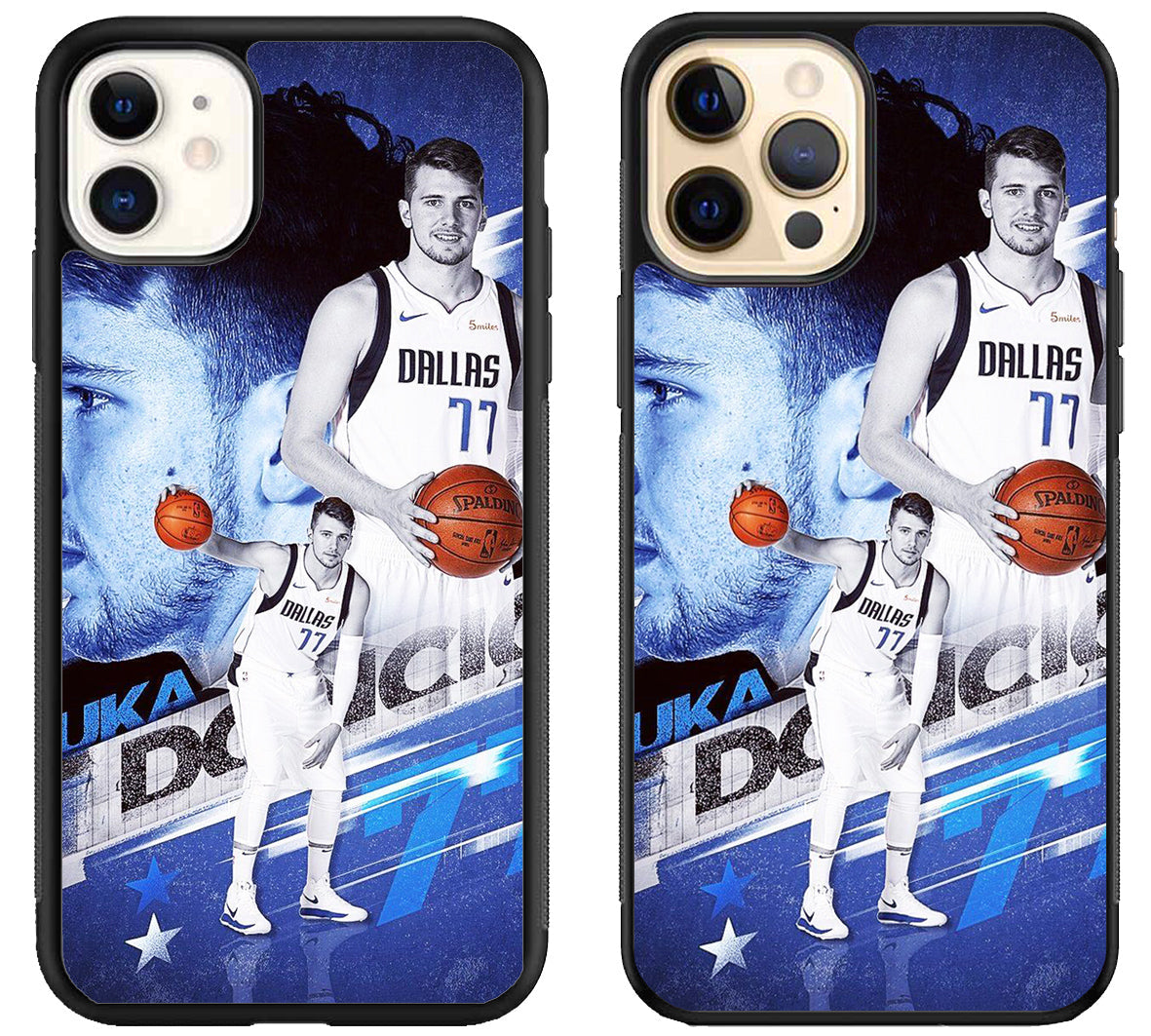 Luka Doncic Collage Dallas Mavericks iPhone 12 | 12 Mini | 12 Pro | 12 Pro Max Case