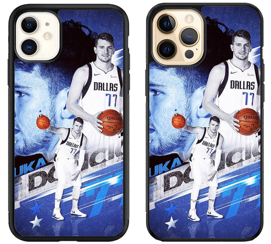 Luka Doncic Collage Dallas Mavericks iPhone 12 | 12 Mini | 12 Pro | 12 Pro Max Case