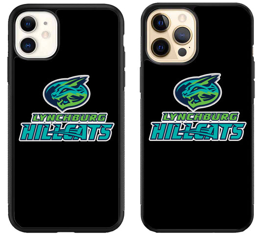 Lynchburg Hillcats Black iPhone 12 | 12 Mini | 12 Pro | 12 Pro Max Case