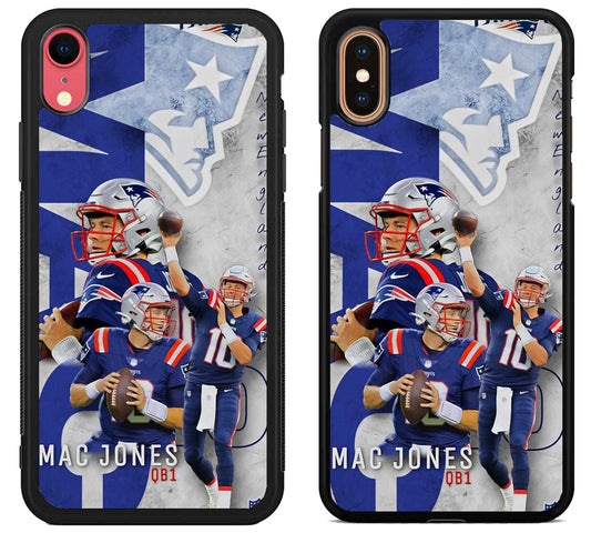 Mac Jones New England Patriots Collage iPhone X | Xs | Xr | Xs Max Case