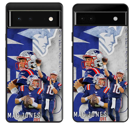 Mac Jones New England Patriots Collage Google Pixel 6 | 6A | 6 Pro Case