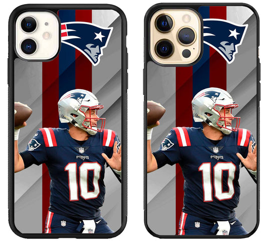 Mac Jones New England Patriots Cool iPhone 12 | 12 Mini | 12 Pro | 12 Pro Max Case