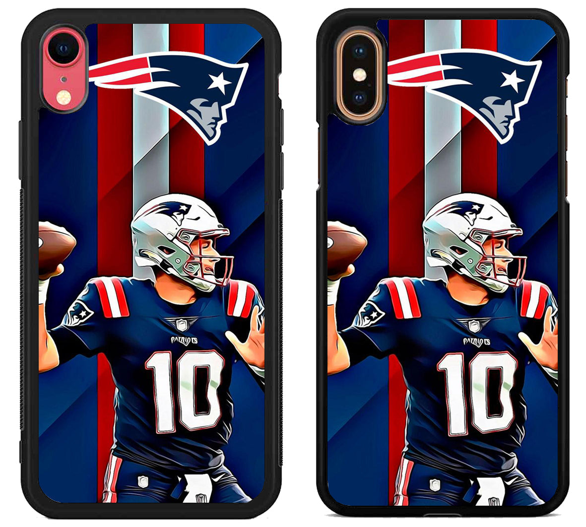 Mac Jones New England Patriots Style iPhone X | Xs | Xr | Xs Max Case