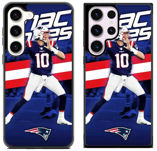 Mac Jones New England Patriots Wallpaper Samsung Galaxy S23 | S23+ | S23 Ultra Case