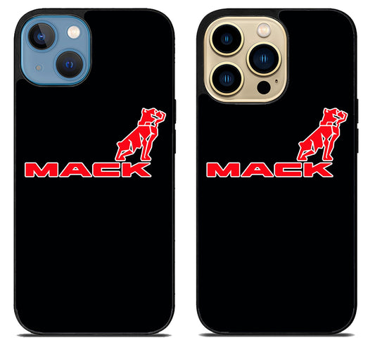 Mack Truck Black Red iPhone 14 | 14 Plus | 14 Pro | 14 Pro Max Case