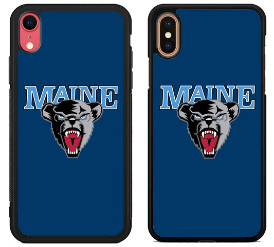 Maine Black Bears Blue iPhone X | Xs | Xr | Xs Max Case