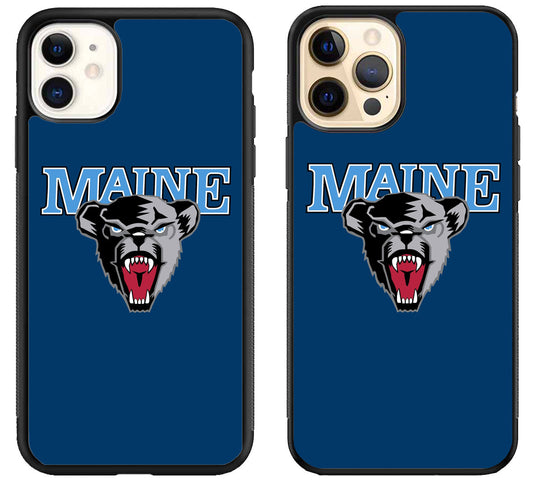 Maine Black Bears Blue iPhone 12 | 12 Mini | 12 Pro | 12 Pro Max Case