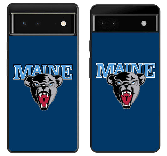 Maine Black Bears Blue Google Pixel 6 | 6A | 6 Pro Case